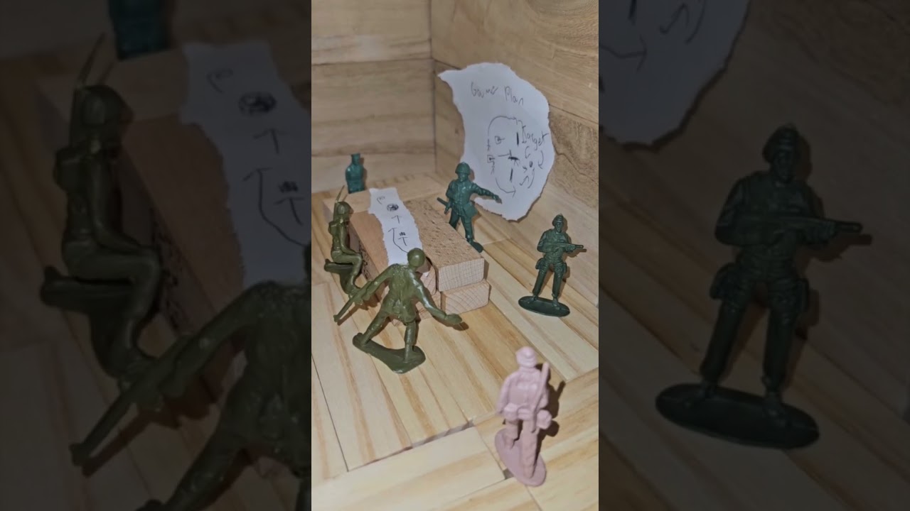 This army men stop motion took hours bro.