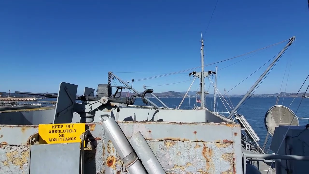 SS Jeremiah O'Brien WWII Liberty Ship Midship AA Guns