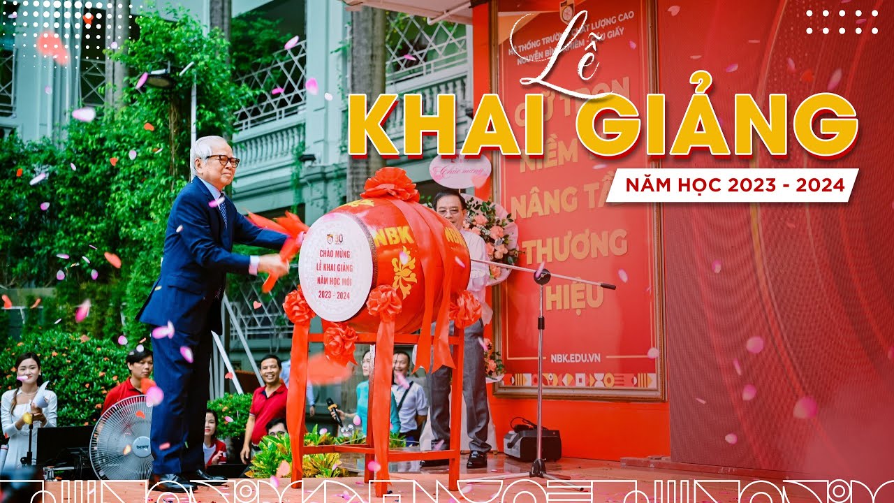 Trường Nguyễn Bỉnh Khiêm - Cầu Giấy khai giảng năm học 2023 - 2024