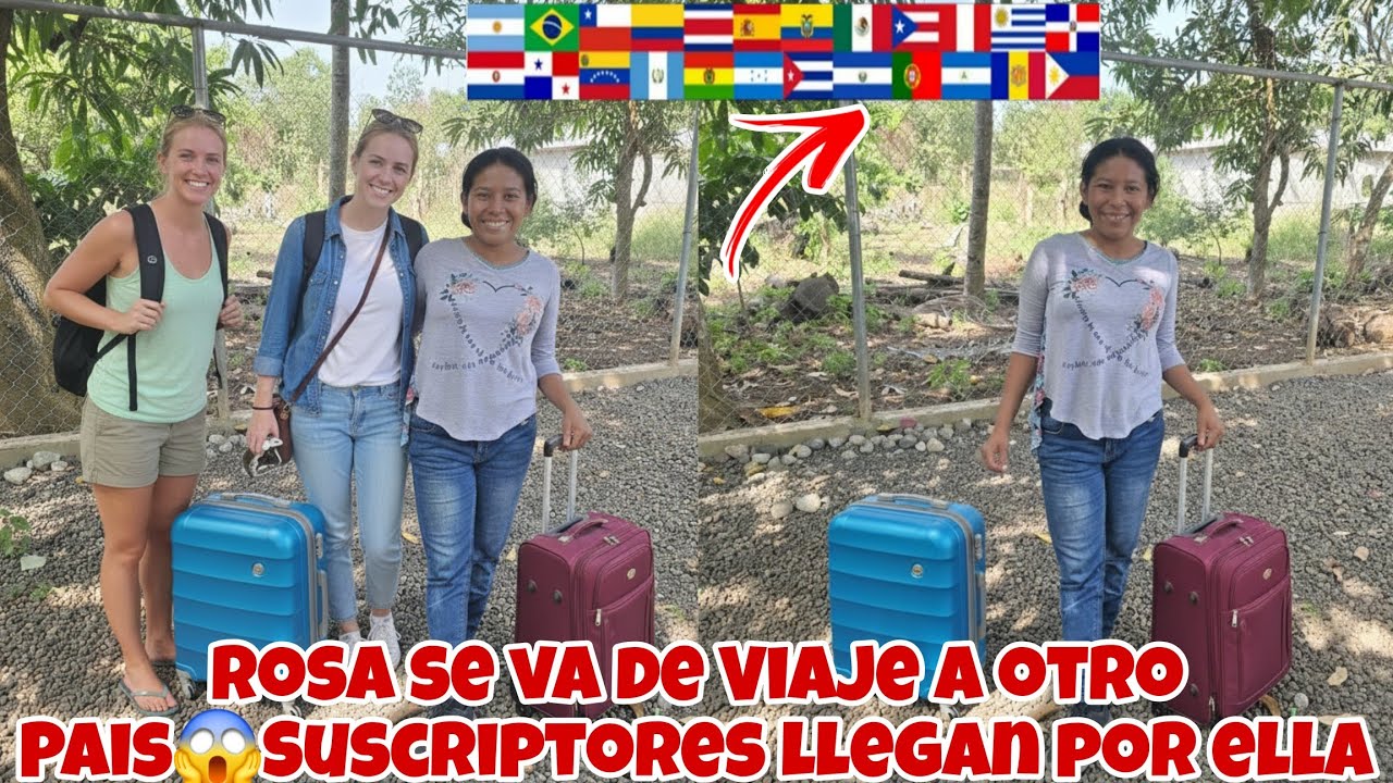 🚨Suscriptores Se Llevan a ROSA DE VIAJE A OTRO PAIS por una semana no creeras a que Pais se fueron😱