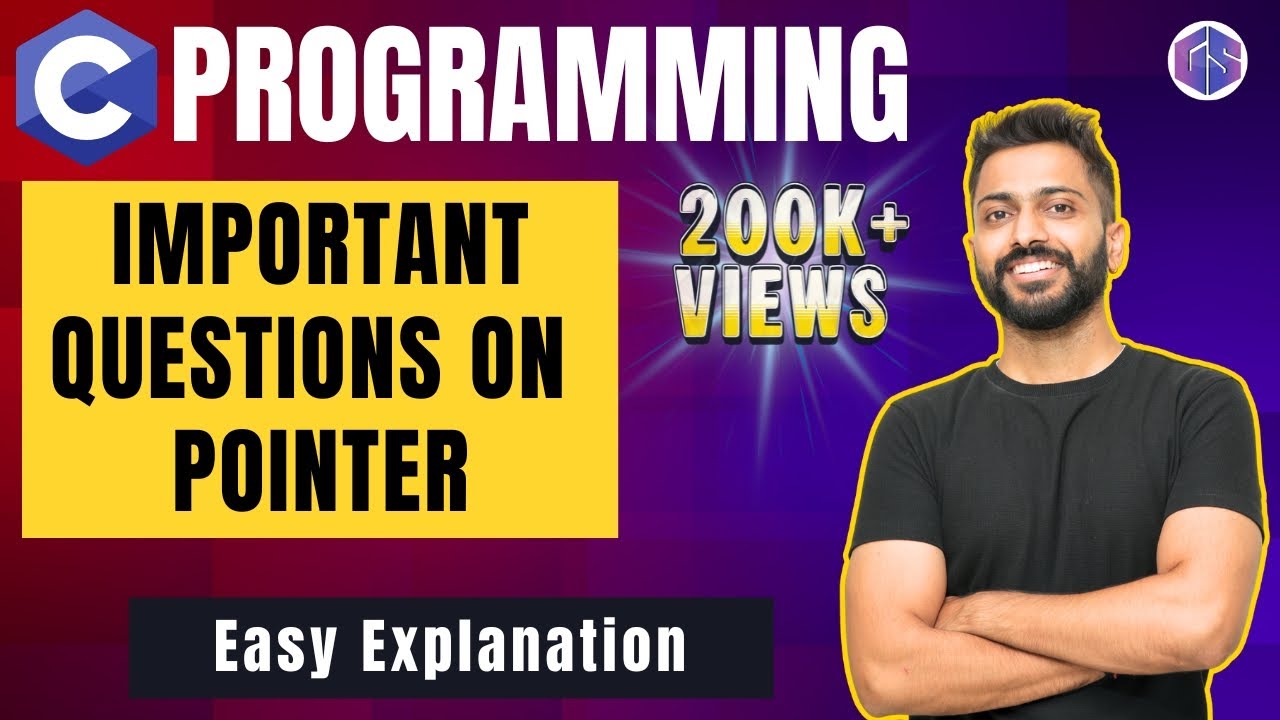 How to Solve Pointers Question in C Programming | Most Imp Topic #Cprogramming