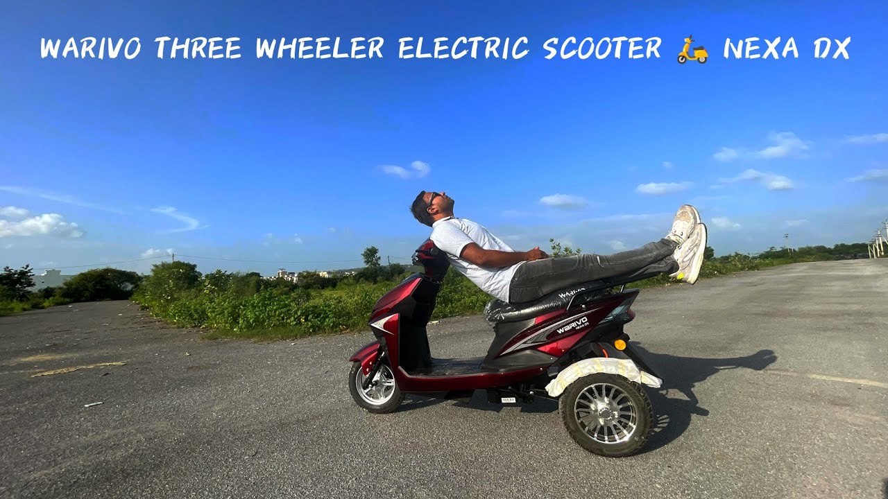 WARIVO NEXA DS THREE WHEELER ELECTRIC SCOOTER ONLY 65,000(RAKESH GOYAL 222)