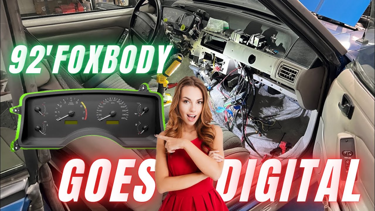Upgrade your Foxbody Mustang with a Dakota Digital Gauge Cluster from LMR