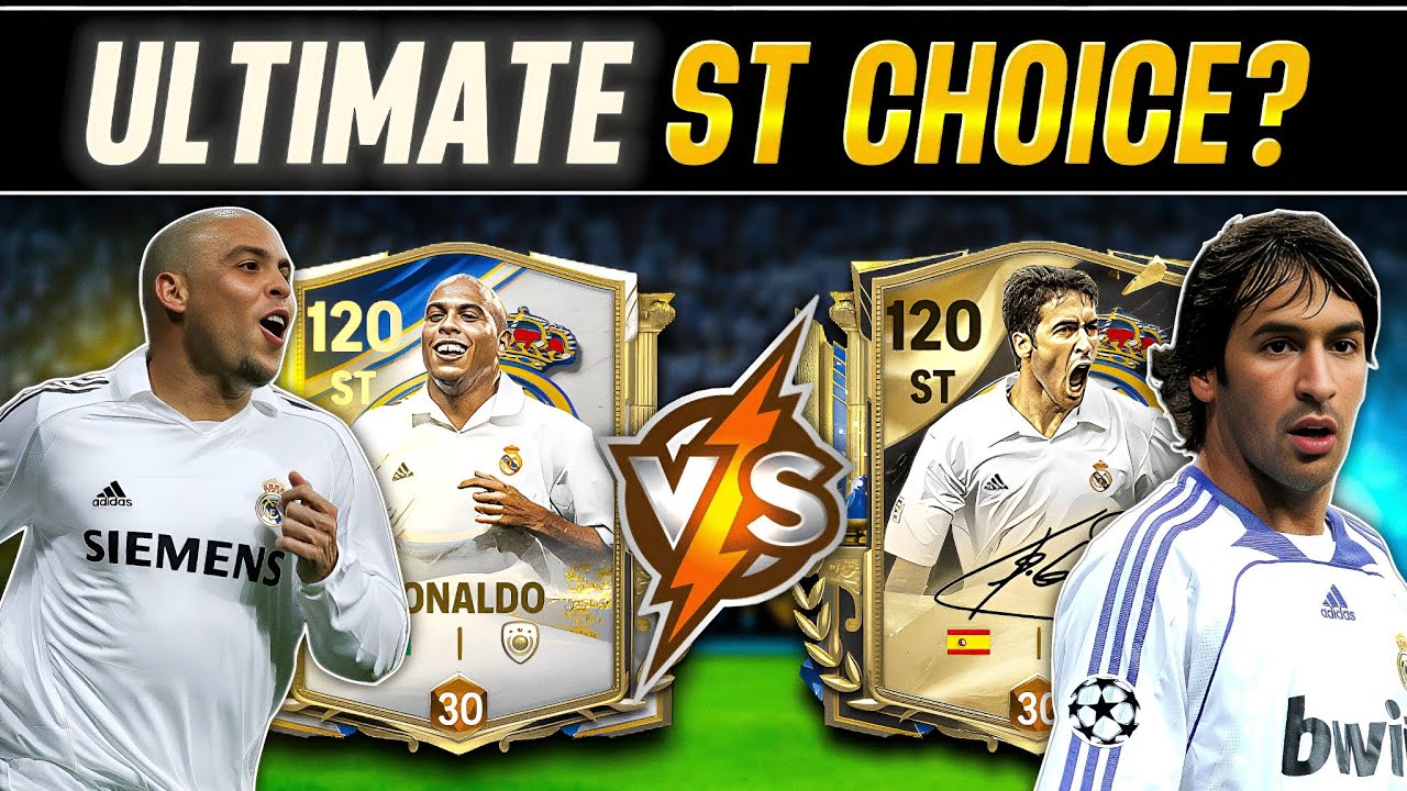 R9 против подписного RAUL — решающее противостояние ST! Полное сравнение! FC Mobile