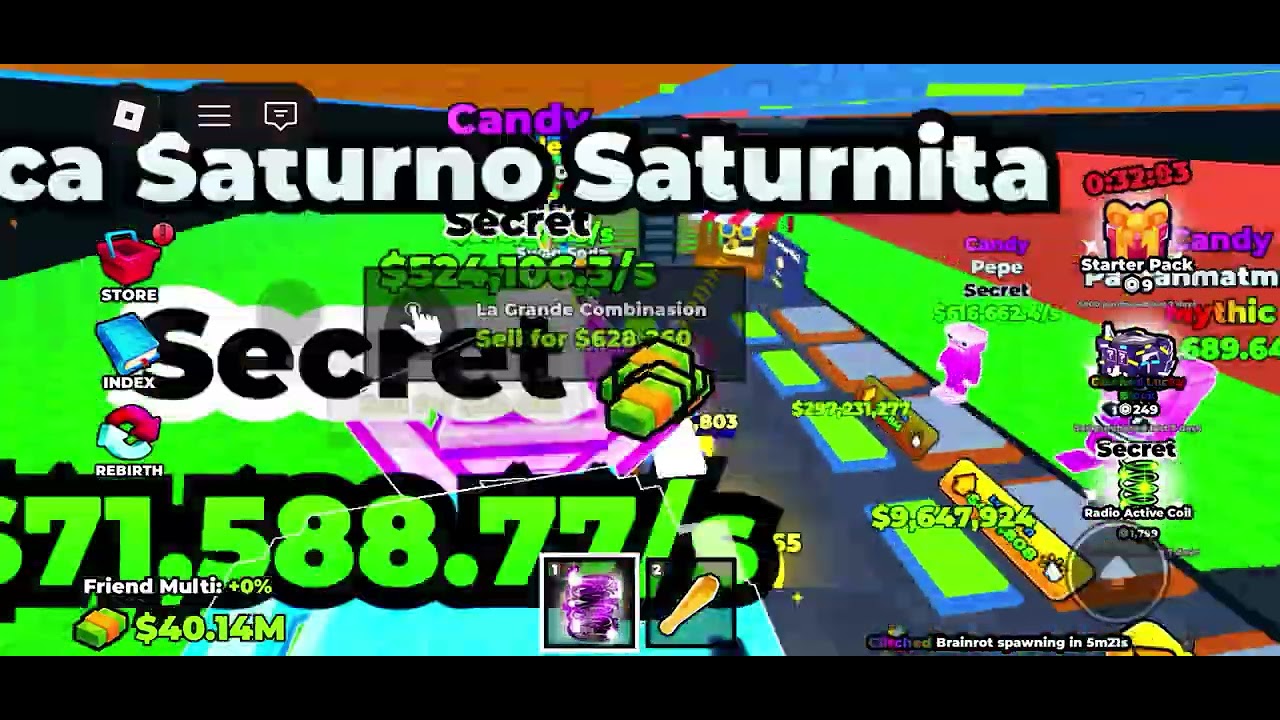 Chase train for brainrots￼￼