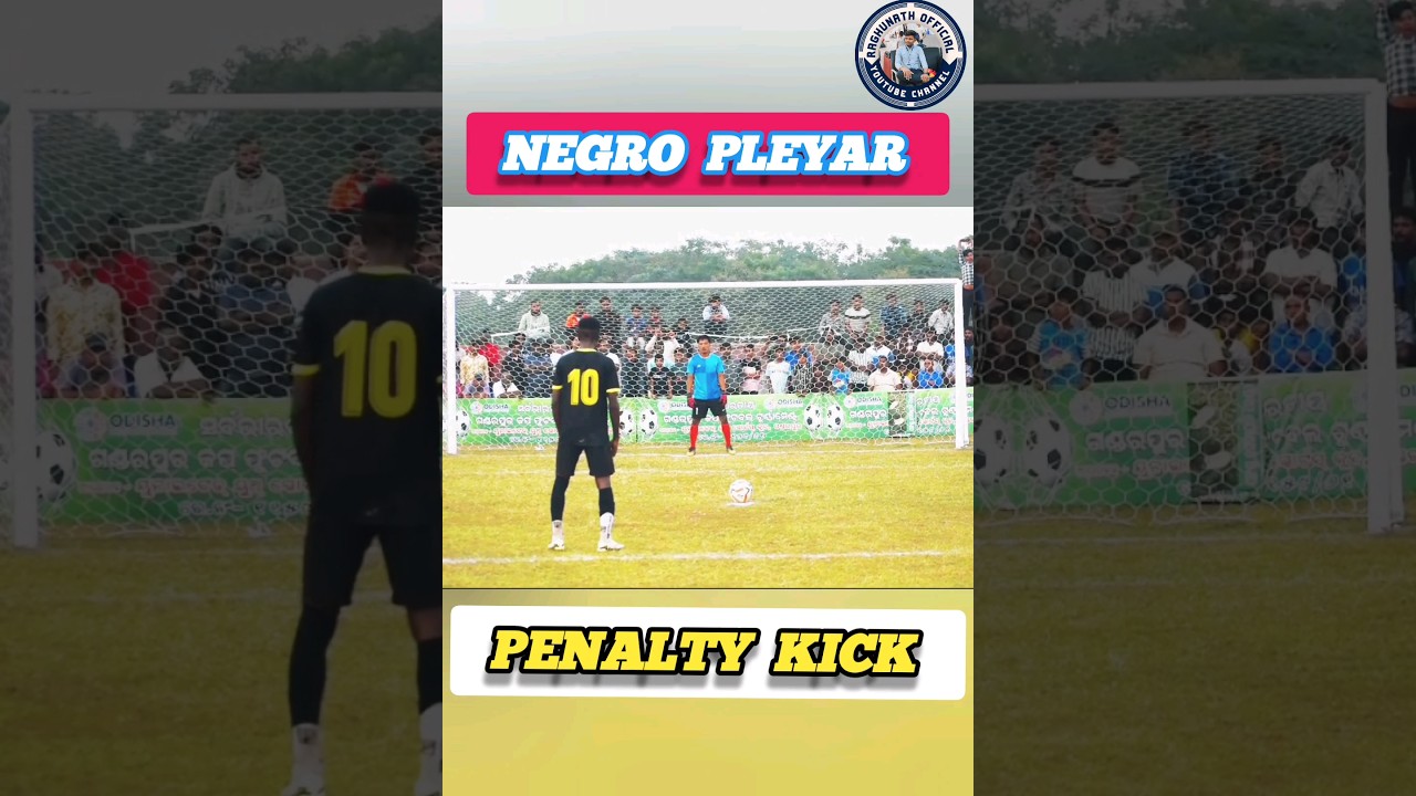 Negro pleyar highlight penalty kick #footballskills #footballtricks #football