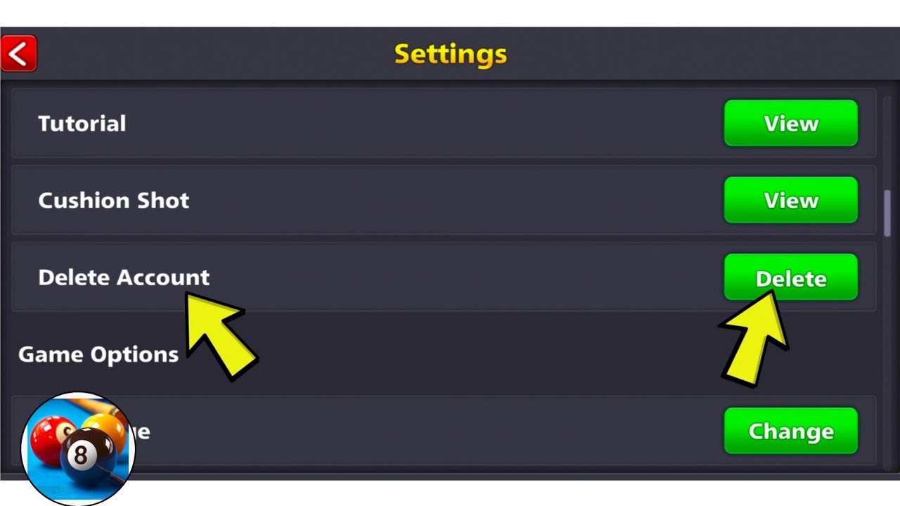 How to Delete Permanent 8 Ball Pool Game Account | 8 Ball Pool Account Delete