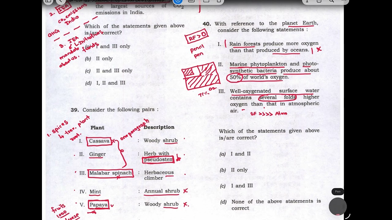 Carbon Emissions, Rain Forest || Connect The Dots 10/n || Akhil Buddhi, IAS