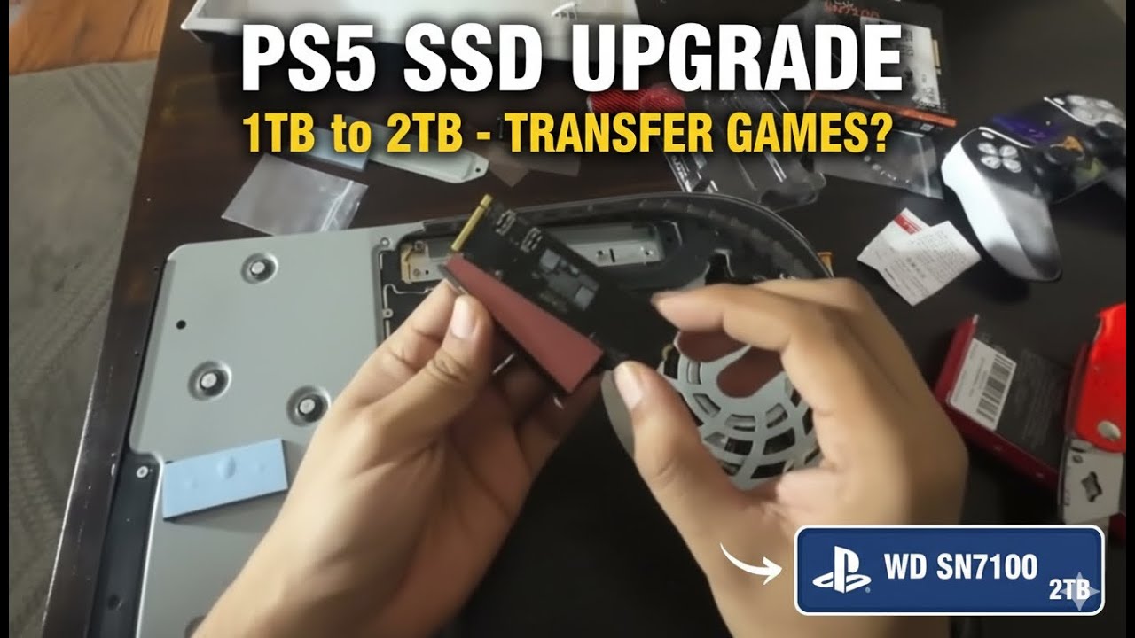 PS5 SSD Upgrade - Can You Transfer Games When Upgrading from 1TB to 2TB? (WD SN7100) | #ps5  #ssd 