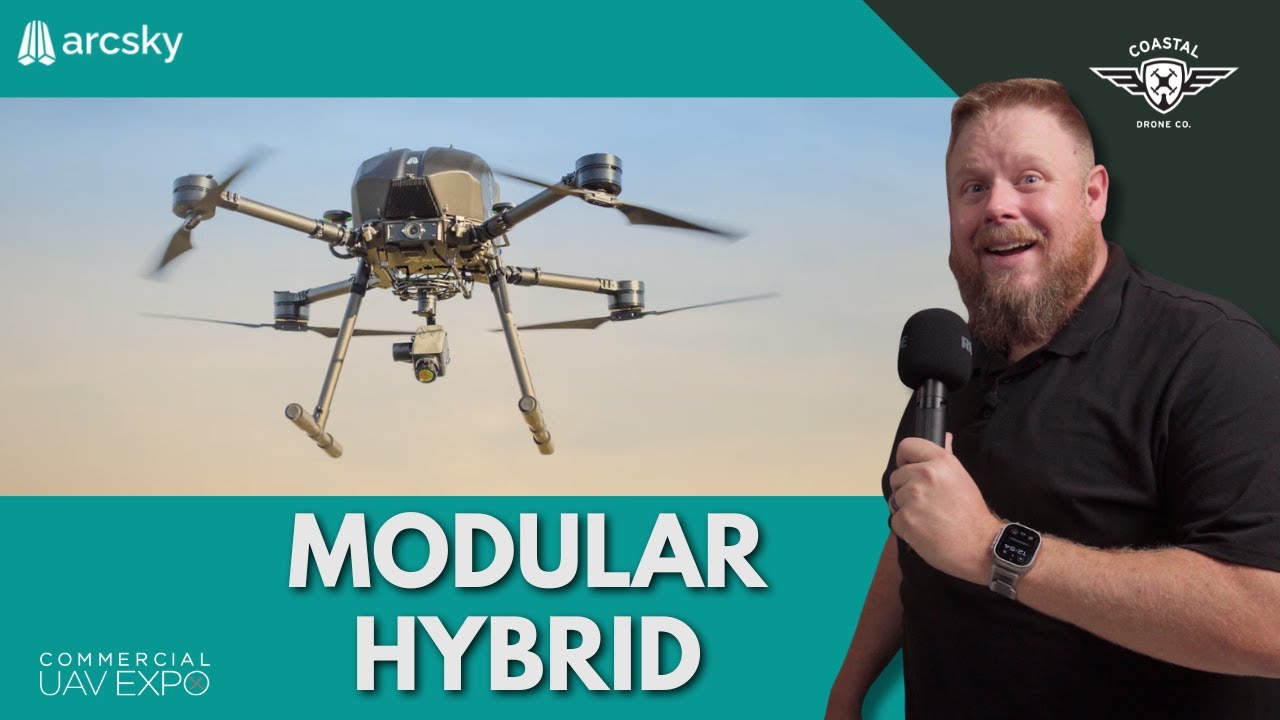 This is a Modular Hybrid Drone for Long Missions! | ArcSky | UAV Expo 2025