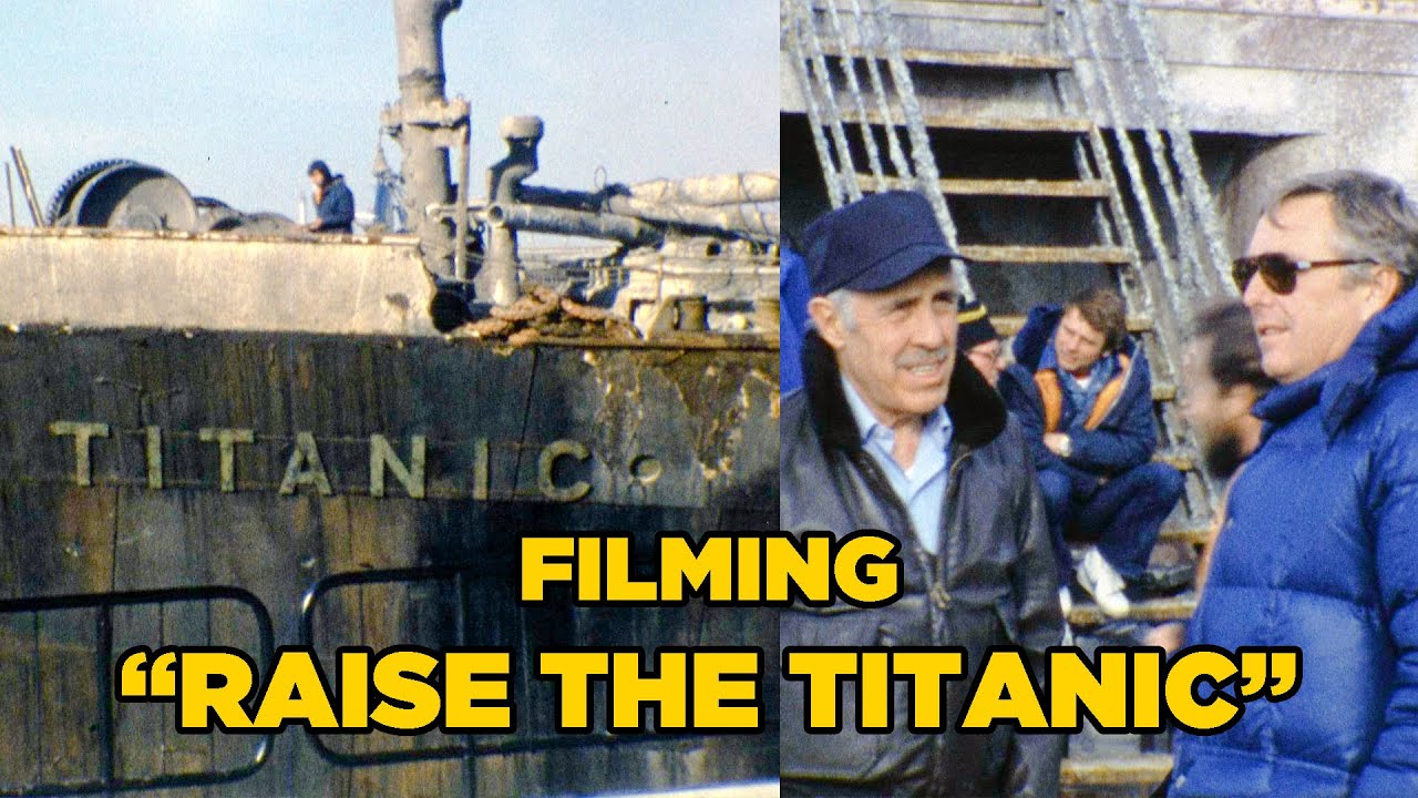 Raise the Titanic - backstage filming, Piraeus Greece (1980) - Silent super 8mm film