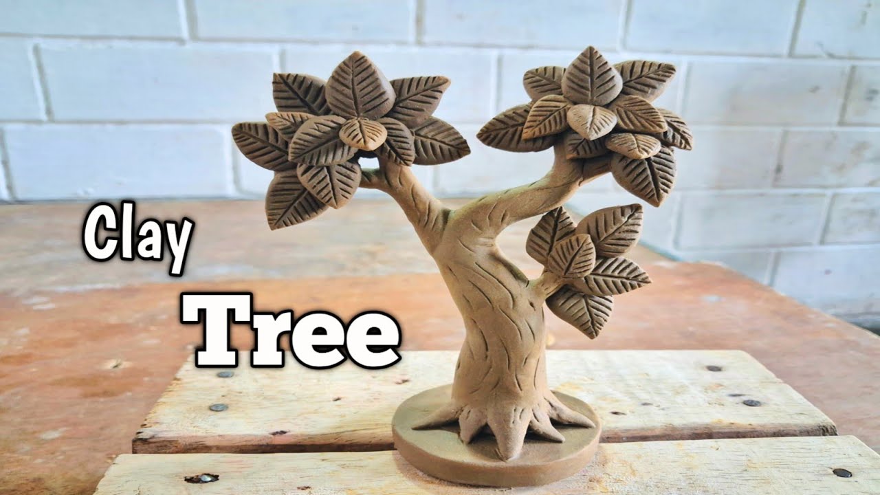 How to make tree with clay