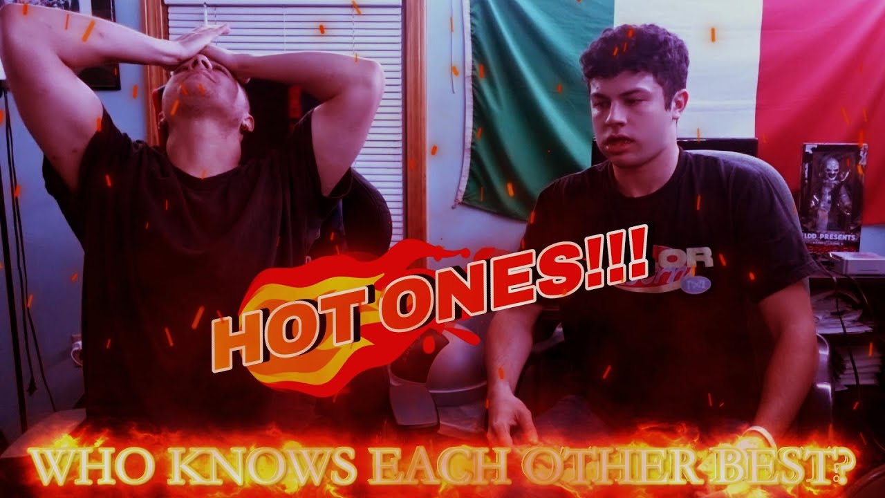 Just 2 Brothers eating really HOT chicken tenders haha