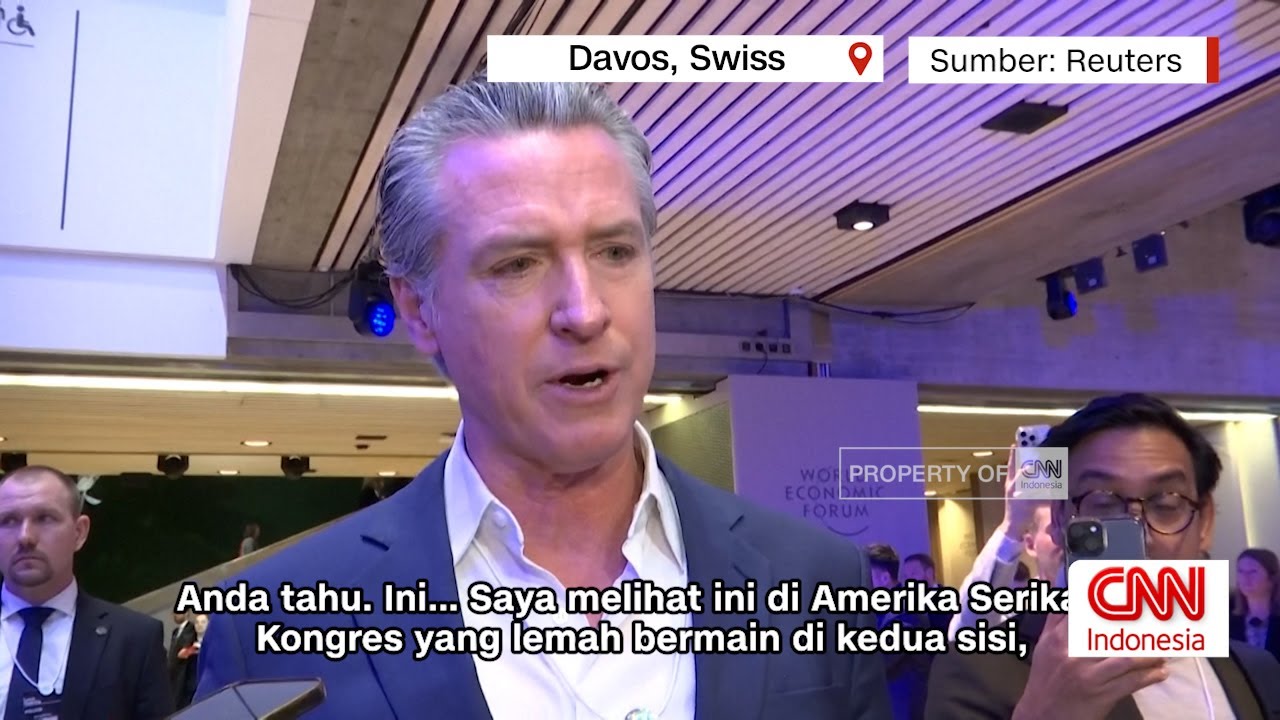 Gubernur California Tuduh Pemimpin Eropa Bersikap Lunak terhadap Trump