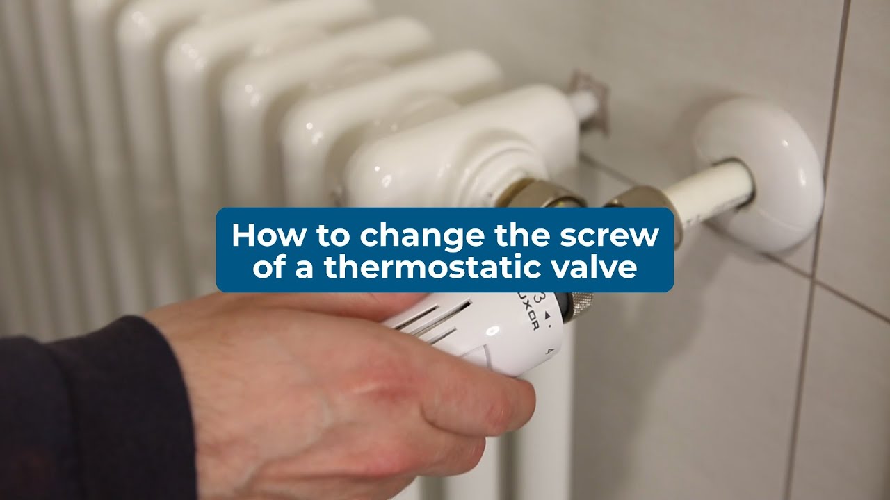 Come si cambia il vitone di una valvola termostatica