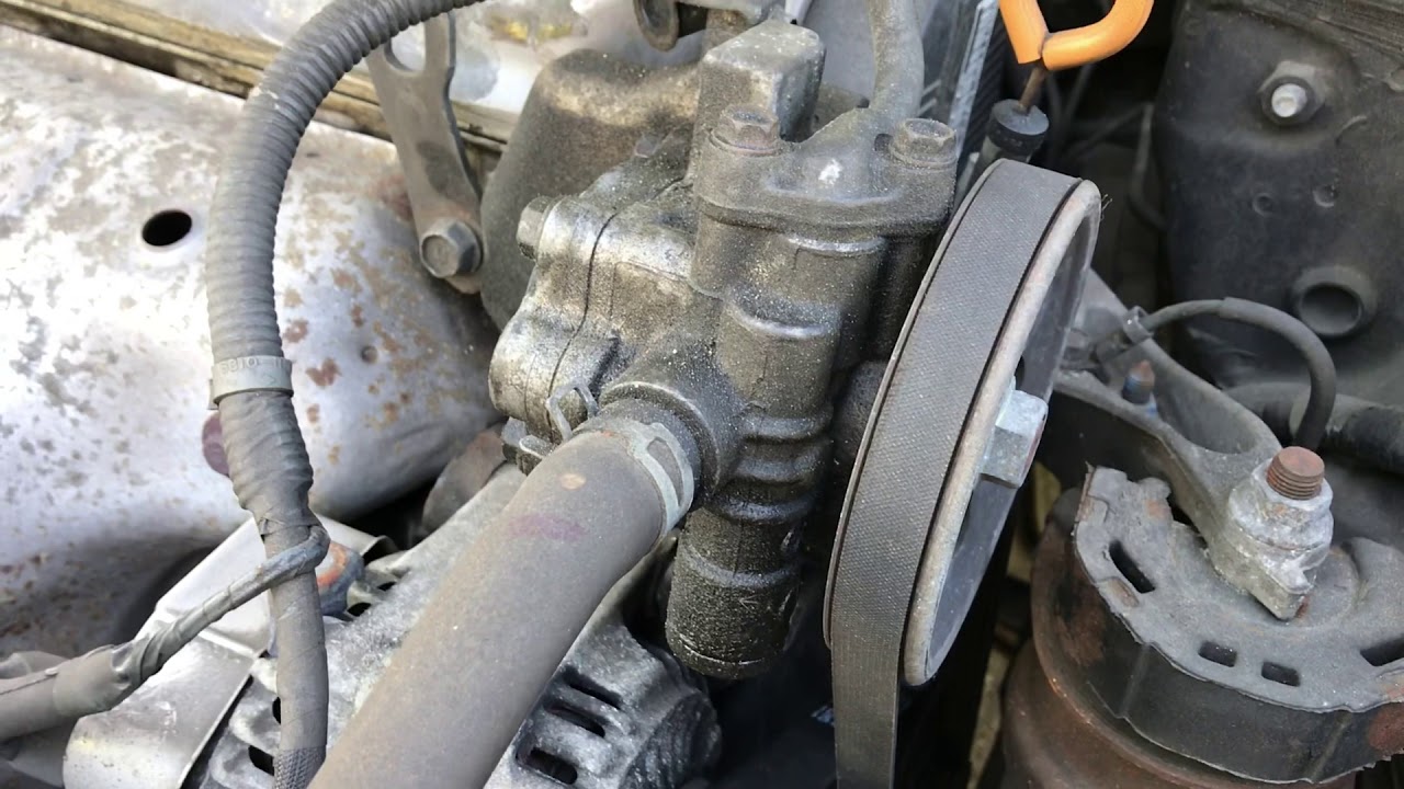 Como cambiar la faja del power stering en un honda Accord 2001