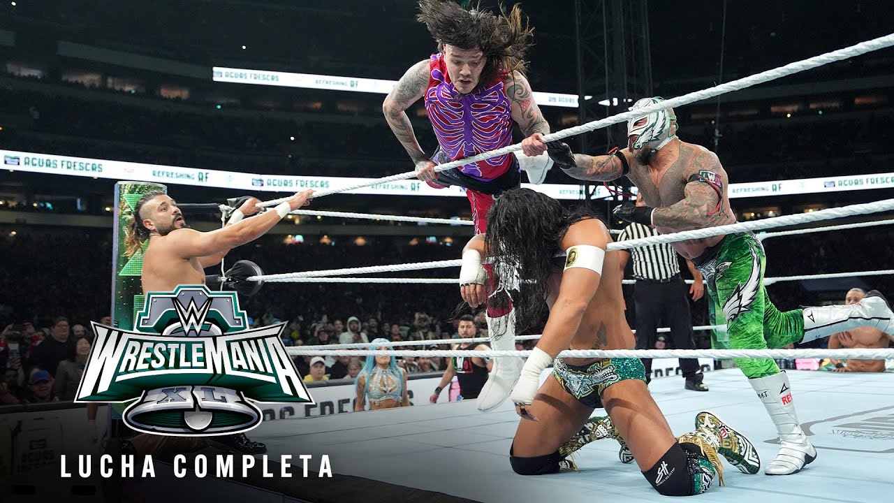 LUCHA COMPLETA: Rey Mysterio & Andrade vs. Dominik Mysterio & Santos Escobar: WrestleMania XL Sábado