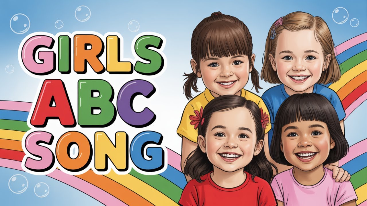 Girls ABC Song | Learn Alphabet with International Names | ABC Song for Kids