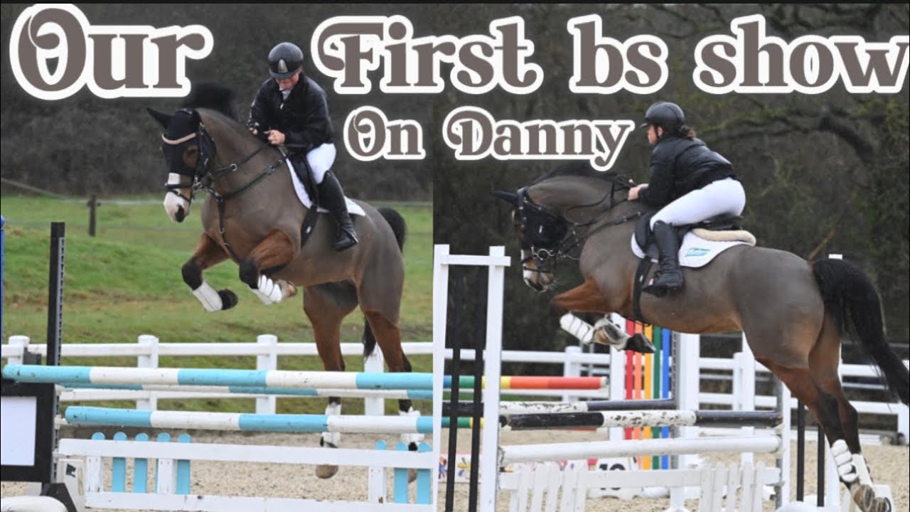 Our first bs show | VERY NERVOUS🫣 & Jump lesson with nebo at new venue 😆!