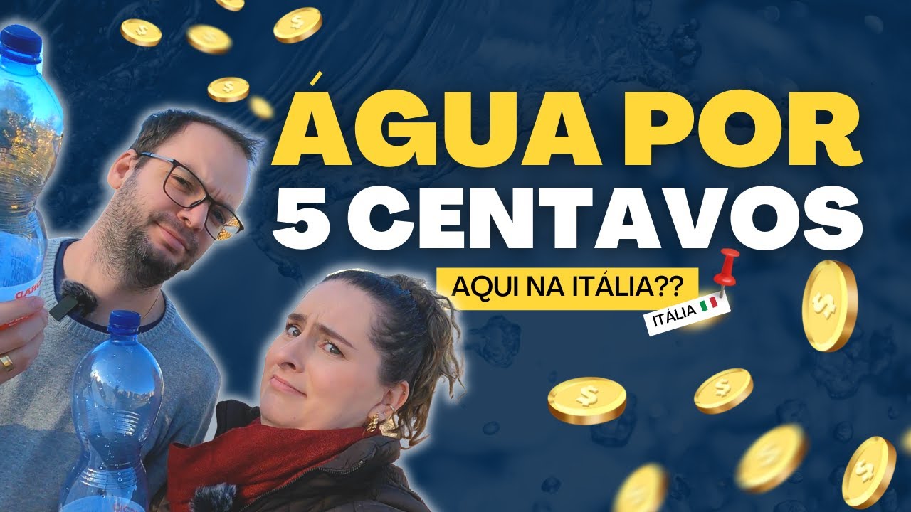 NÃO COMPRE ÁGUA NO SUPERMERCADO NA ITÁLIA!! | VIVER NA ITÁLIA #EP4