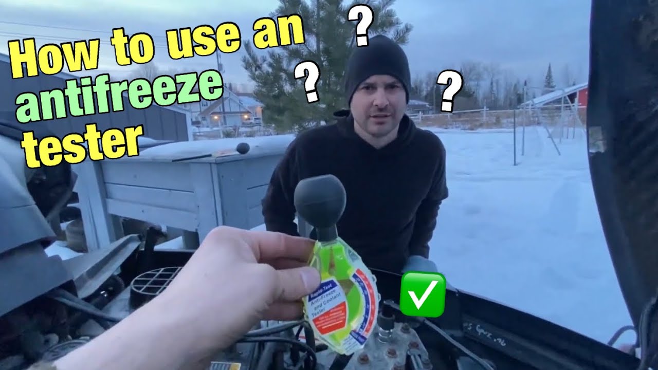 How to use an antifreeze tester. How to use a coolant tester.