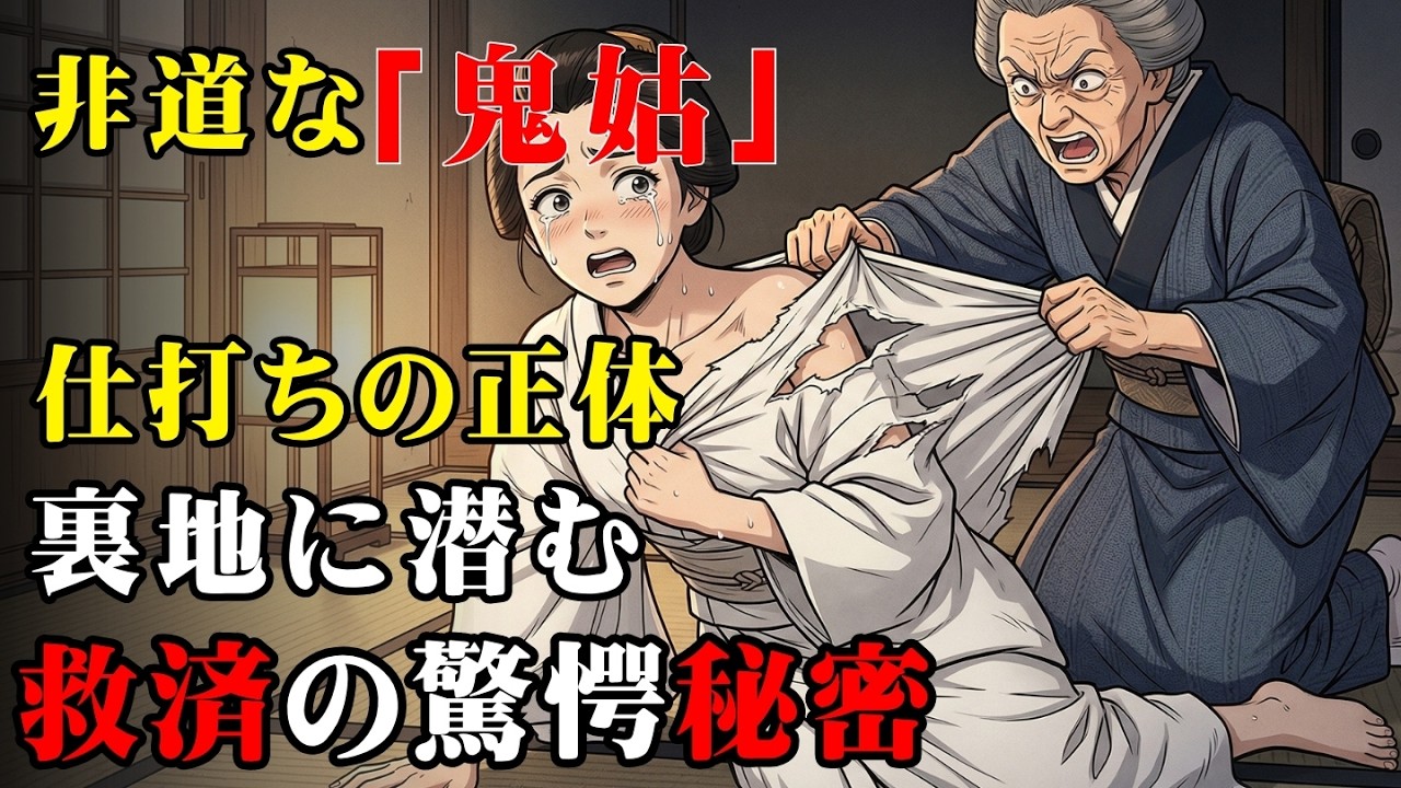 「鬼姑」と蔑まれた女が嫁の着物を引き裂いた理由。ボロ布に縫い込まれた20両の小判に、実家の母が涙した I 昔話