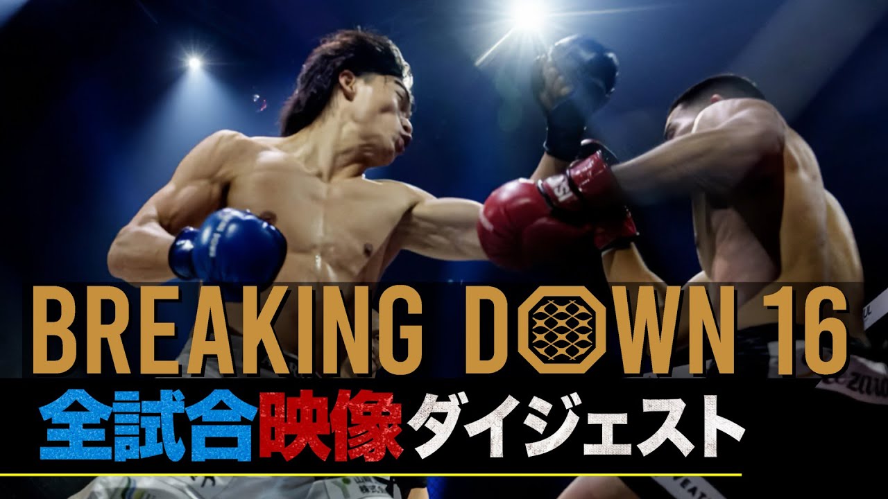 【全試合映像】ブレイキングダウン16 ダイジェスト【目次つき】