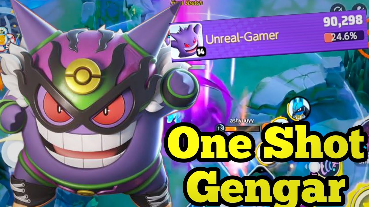 Best Speedster For Soloq | Gengar Gameplay | Pokemon unite