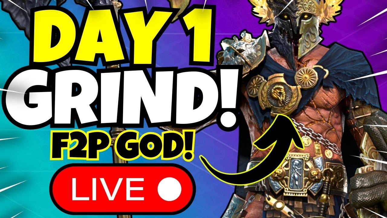NEW Challenge - F2P GOD Pelops Account DAY 1!!! [Raid: Shadow Legends]