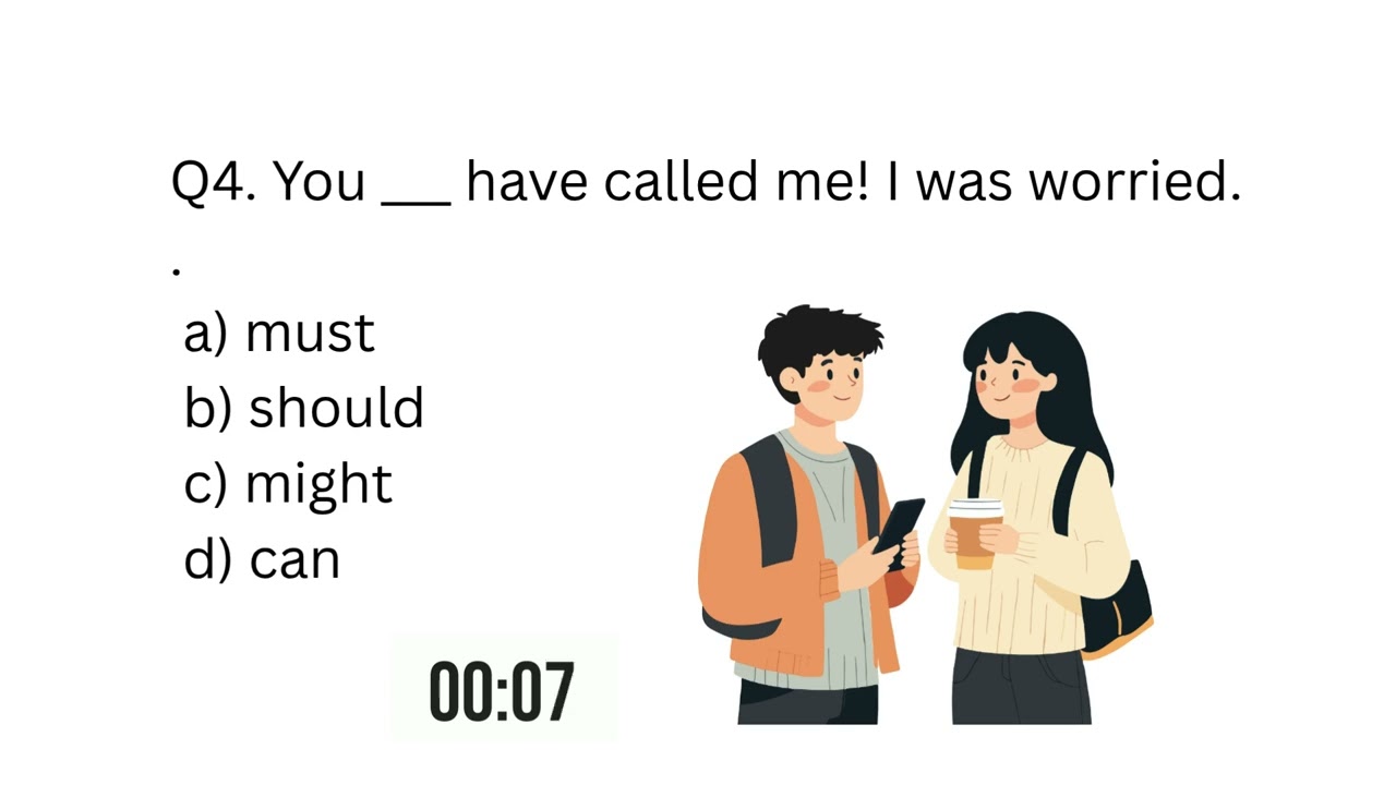 Daily English Quiz - Episode 7 | Modal Verbs