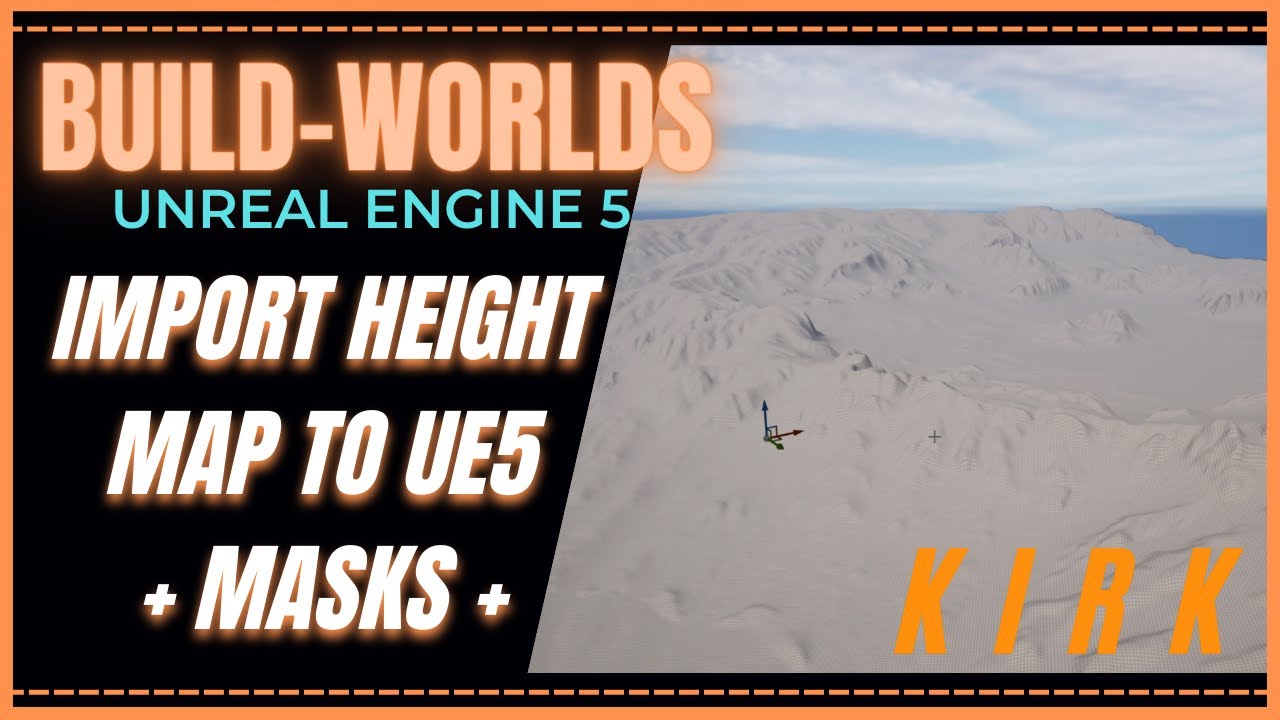 How To Add Gaea Height Map & Masks To UE5