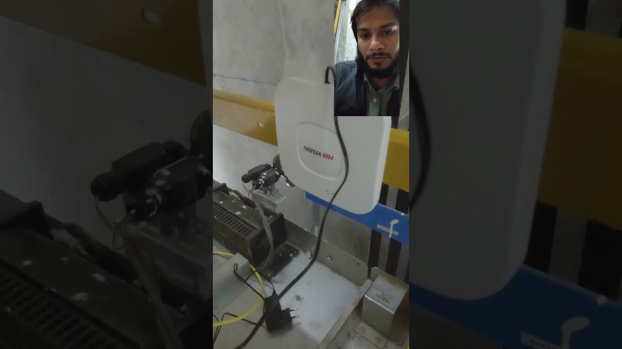 Camera under Lift/Elevator with Hikvision Wireless Bridge #hikvision #cctv #wireless
