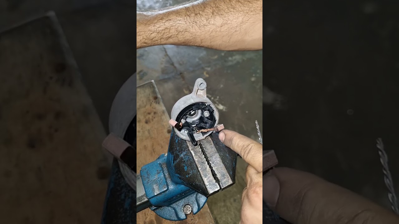 como testar e trocar escovas de partida moto ybr factor 125