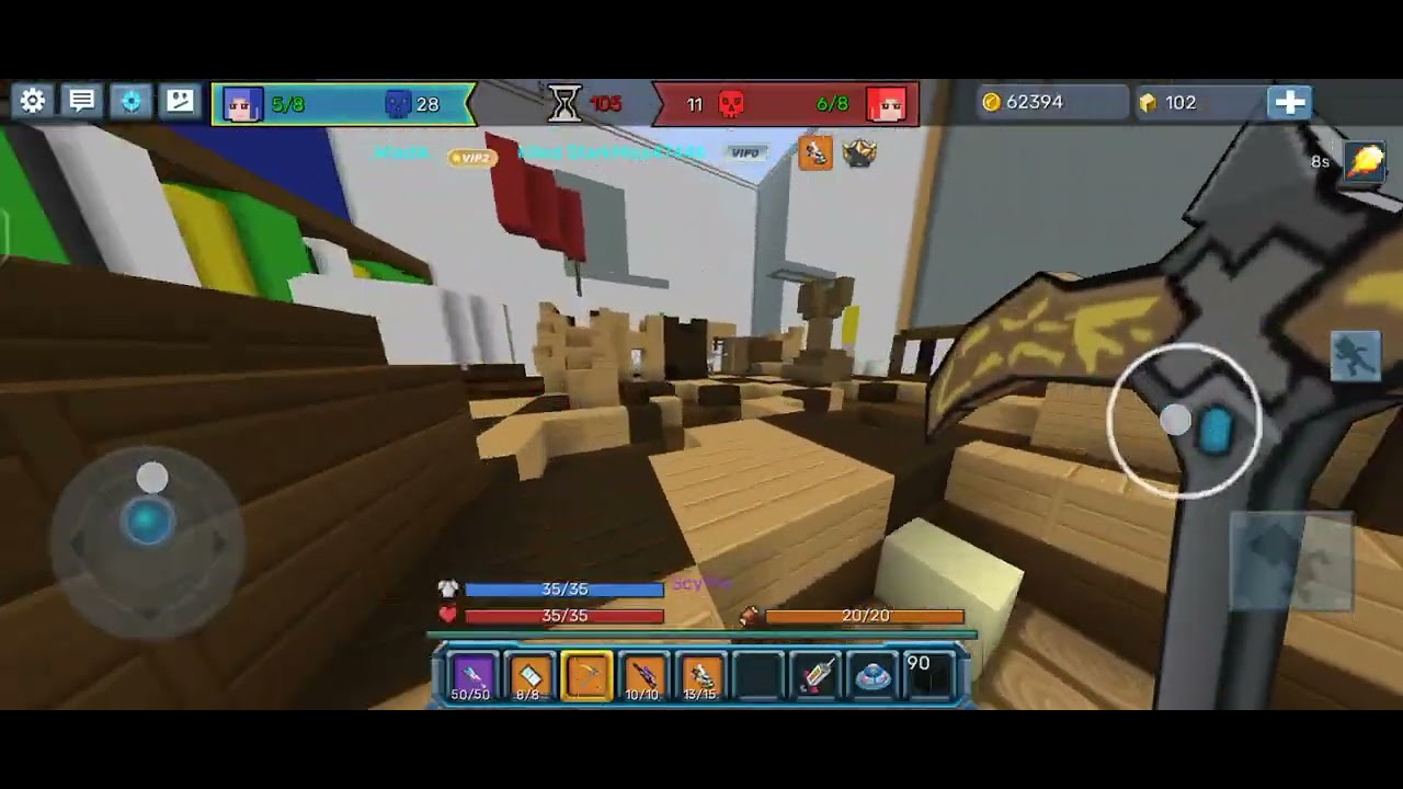 Build and Shoot - Gameplay 3 [Blockman Go]