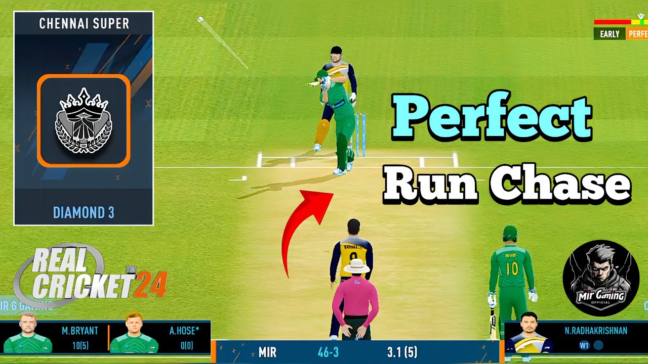 Rc24 Multiplayer Batting Tips | Use Perfect Strategy For Run Chase  | Real Cricket 24