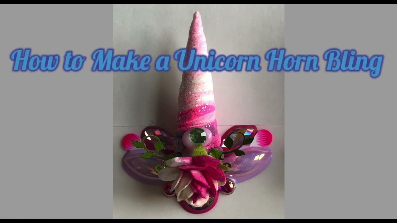 How to Make a Unicorn Horn Bling Cluster