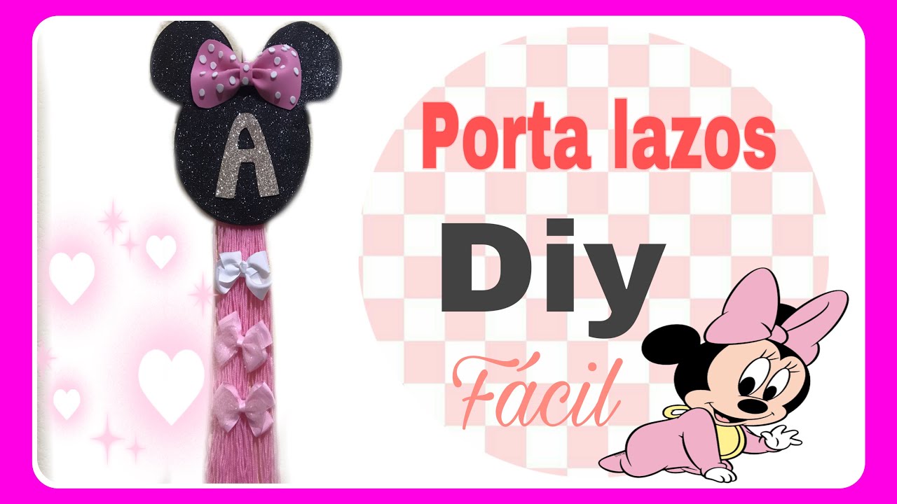 #manualidades#niña#minniemouse Como hacer un portamoños Mimi mouse/ Area de manualidades💕🎀