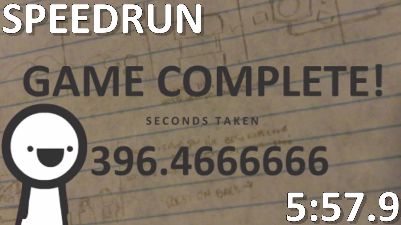 [WR] i don't even game Speedrun Glitchless (5:57.9)