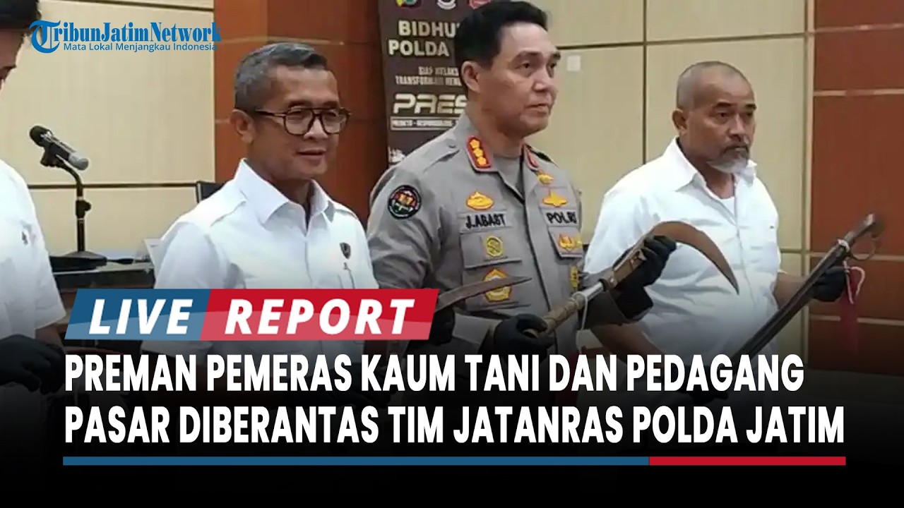 Preman Pemeras Kaum Tani dan Pedagang Pasar di Puspo Pasuruan Diberantas Tim Jatanras Polda Jatim