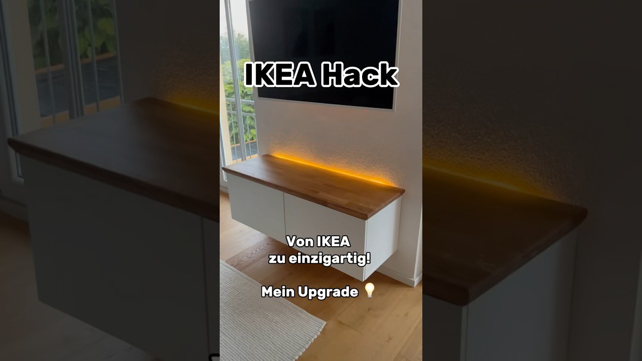 Ikea Besta TV Sideboard #diy ikeahack #woodworking #diy #interiordesign