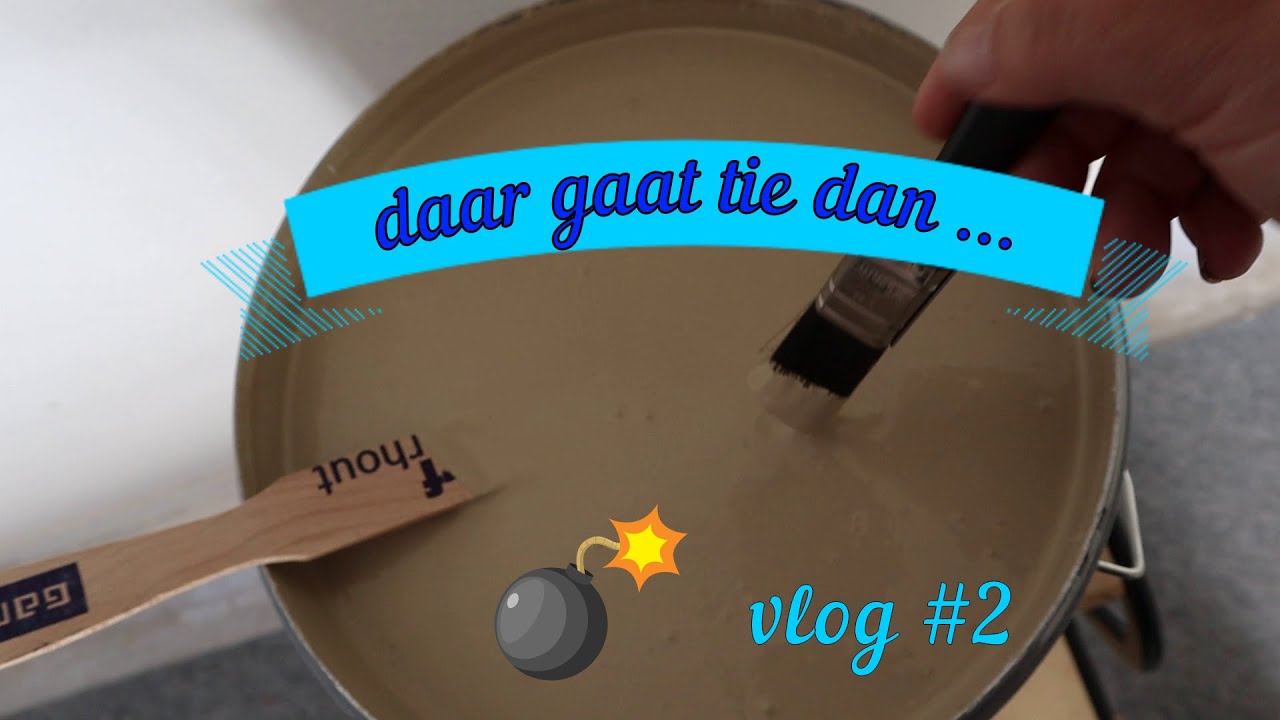 vog #2 verder met de slaapkamer schilderen