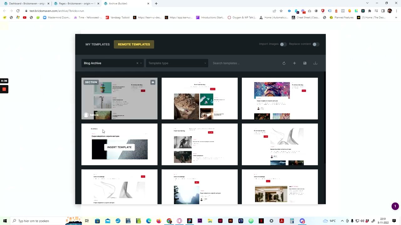 How to setup the Blog Archive Template In Bricksbuilder with the Alpha Template