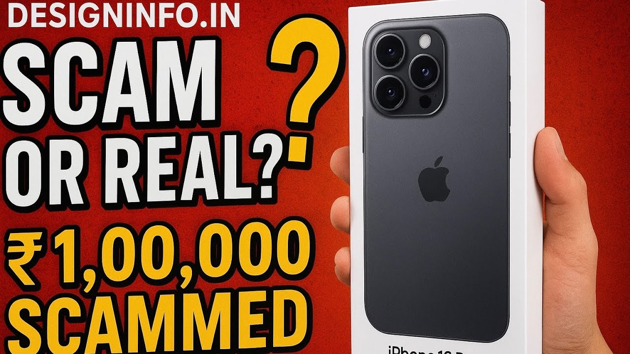 Designinfo.in Review 😭😱Prepaid Iphone 16 pro from Designinfo. 🤬 I got scammed ? 😭