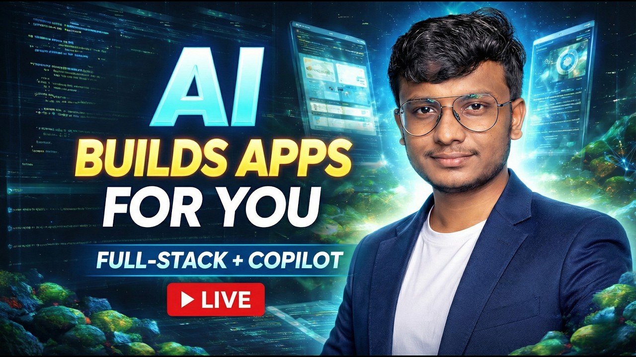 Stop Coding Like 2020 🚫 | Build Apps Faster Using AI & GitHub Copilot (LIVE)
