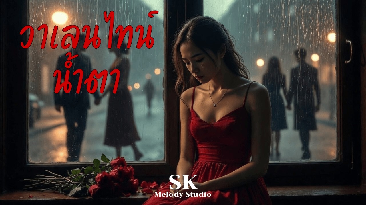 วาเลนไทน์น้ำตา - SK Melody Studio [Official Audio Lyric Version]