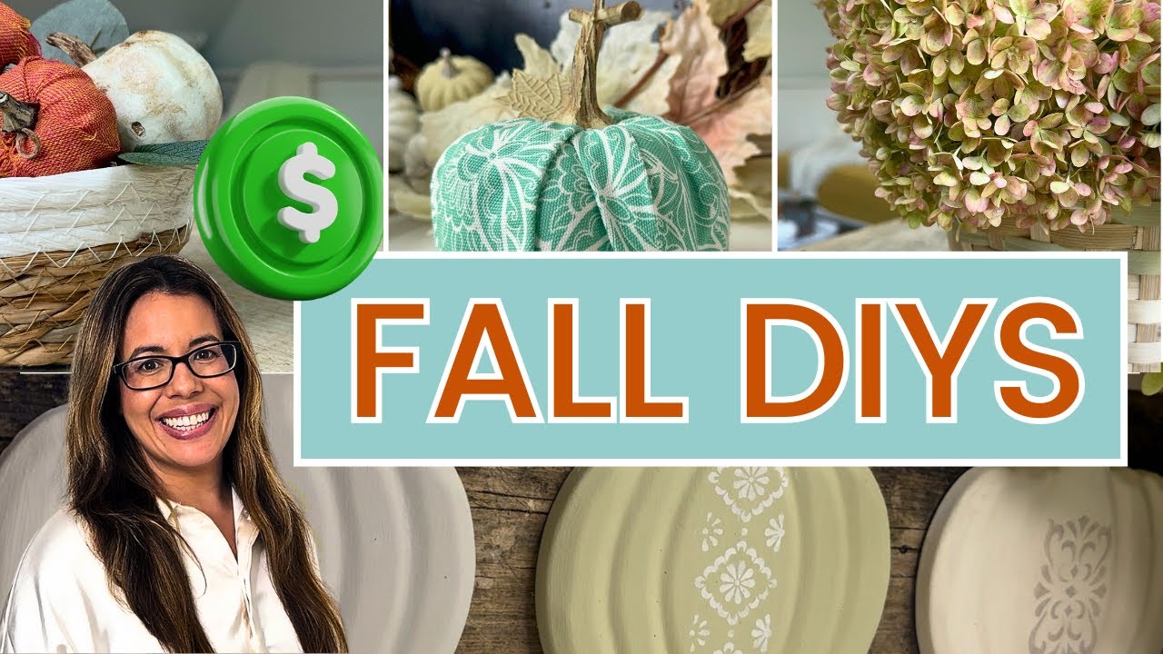 Fall Decor DIYs / Quick & Easy Dollar Tree DIYs🍁
