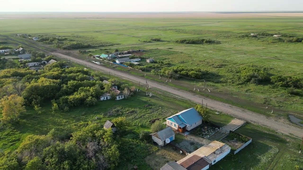 Въезд в Банновку со стороны Цабелевки 2023  Казахстан