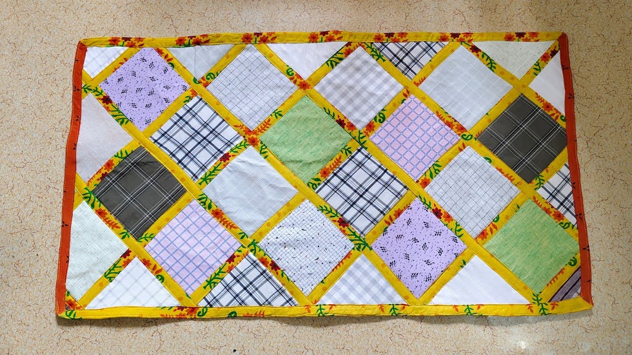 Make Beautiful Doormat/Floor Mat Ideas/कपड़े की कतरन से बनाये सुन्दर मैट #mat#rug#doormat#floormat