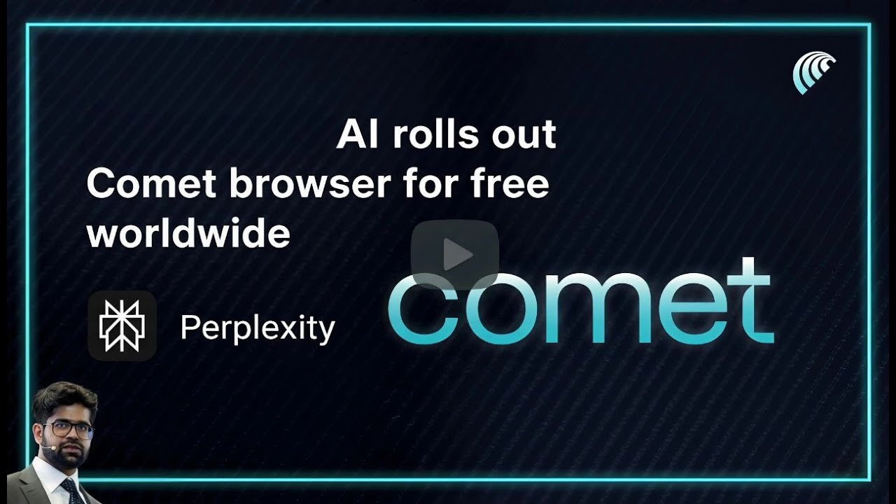 Perplexity AI makes AI browser Comet free. #mcrhbo(Tech)