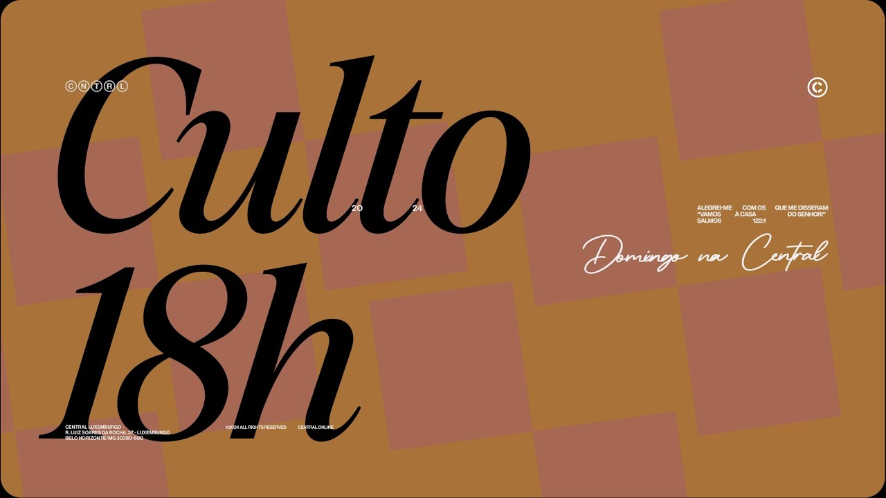 O FOCO DA IGREJA | PR. PAULO MAZONI | DOMINGO 18H | 16/06/2024